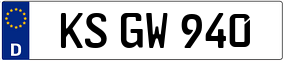 Truck License Plate